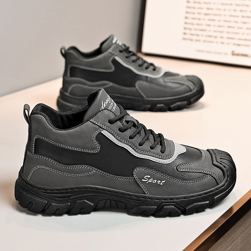 Men's Anti-skid Wear-resistant Sports High Top Shoes