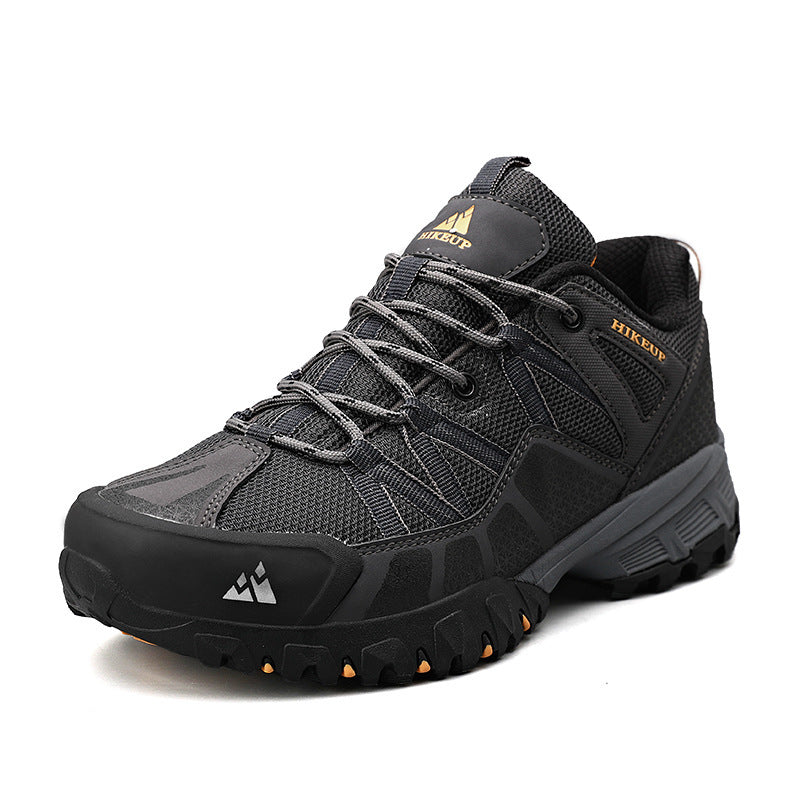 Leather Stitching Sports Breathable Casual Non-slip Wear-resistant Mountaineering Men's Shoes