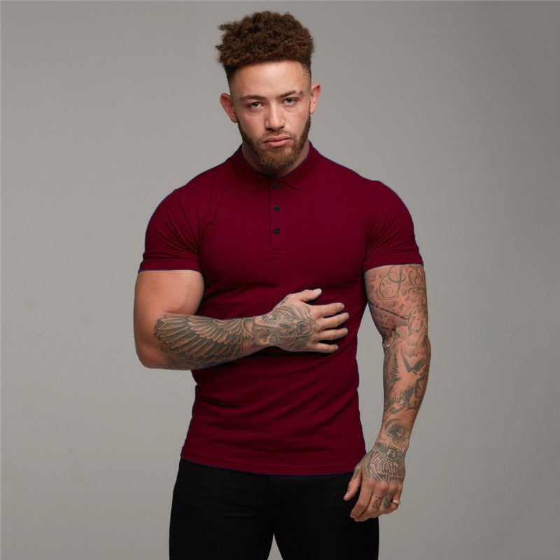Sports Polo Shirt Summer Short-sleeved Top Men's Short-Sleeved Polo T-Shirt Summer Men's Clothing