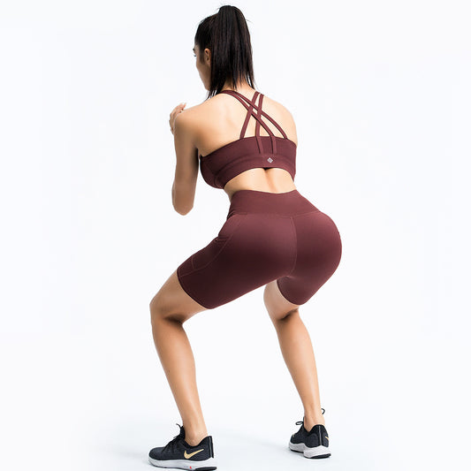 Yoga wear women's quick-drying beauty back sports suit