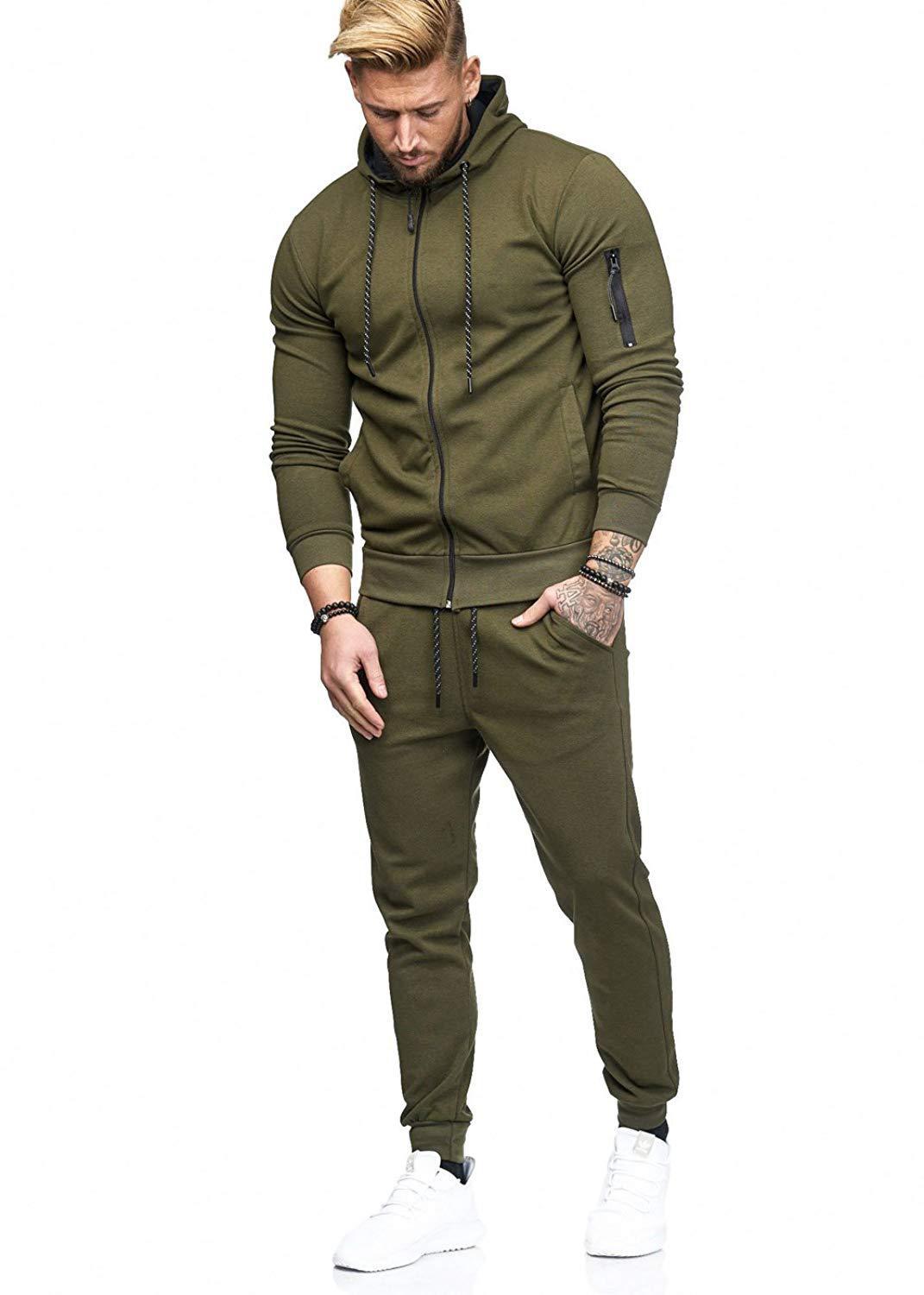Men's sports Tracksuit fitness wear
