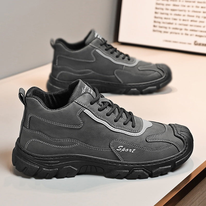 Men's Anti-skid Wear-resistant Sports High Top Shoes