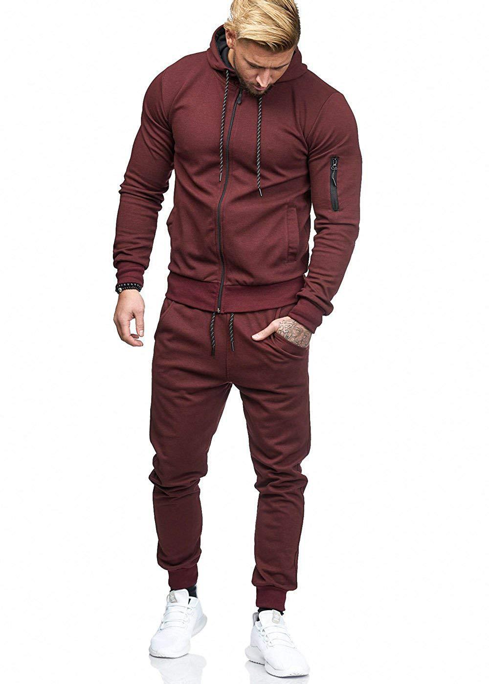 Men's sports Tracksuit fitness wear