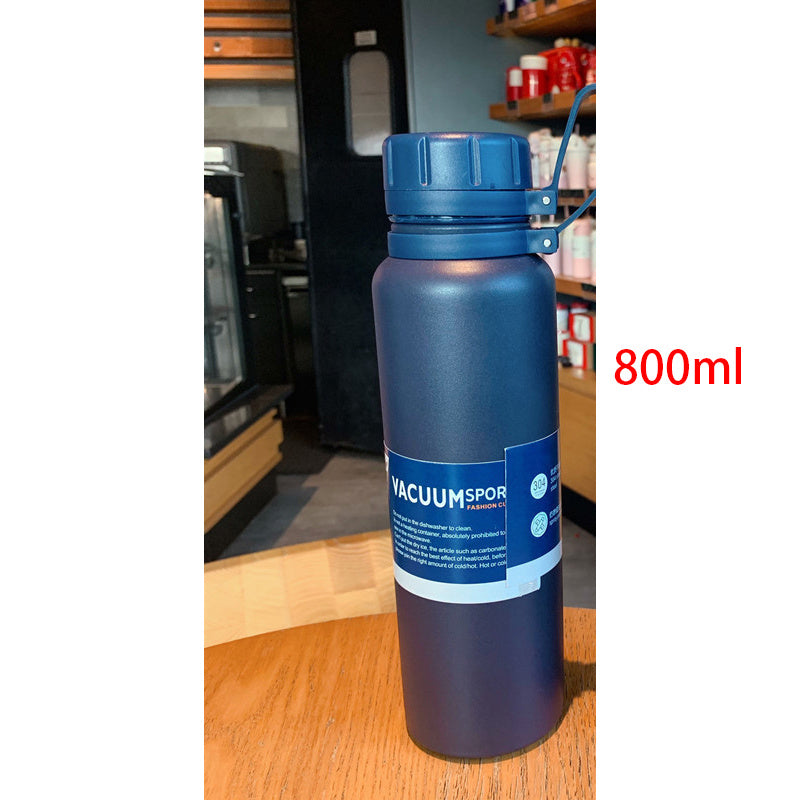 Outdoor Sports Bottle Portable Malaking Kapasidad Stainless Steel Vacuum Flask Water Cup