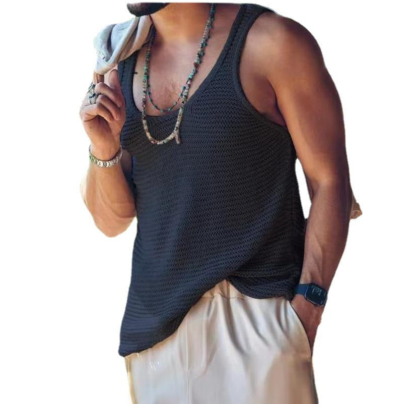 Casual Easy Matching Sling I-shaped Sports Vest