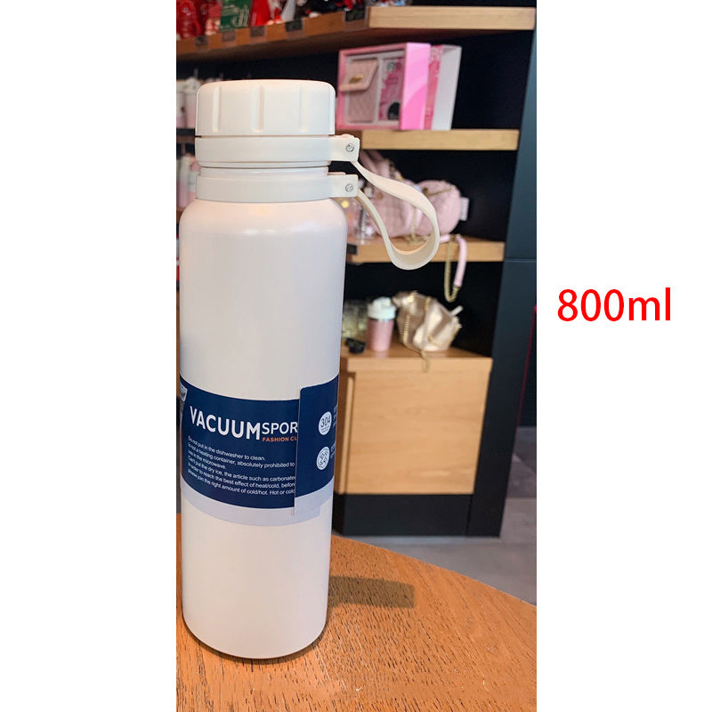 Outdoor Sports Bottle Portable Malaking Kapasidad Stainless Steel Vacuum Flask Water Cup