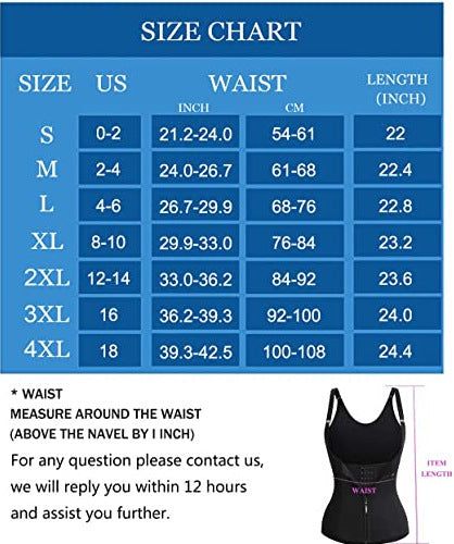 Women Neoprene Corset Vest Sports Girdle
