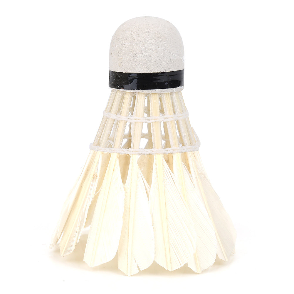 12Pcs/Lot White Feather Badminton Balls Shuttlecocks Outdoor Sports Training Accessory