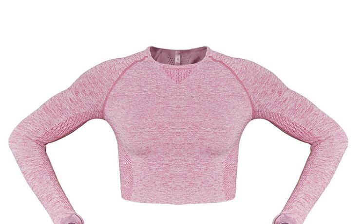Women's Yoga Wear Set Long Sleeve Pants Sports Wear