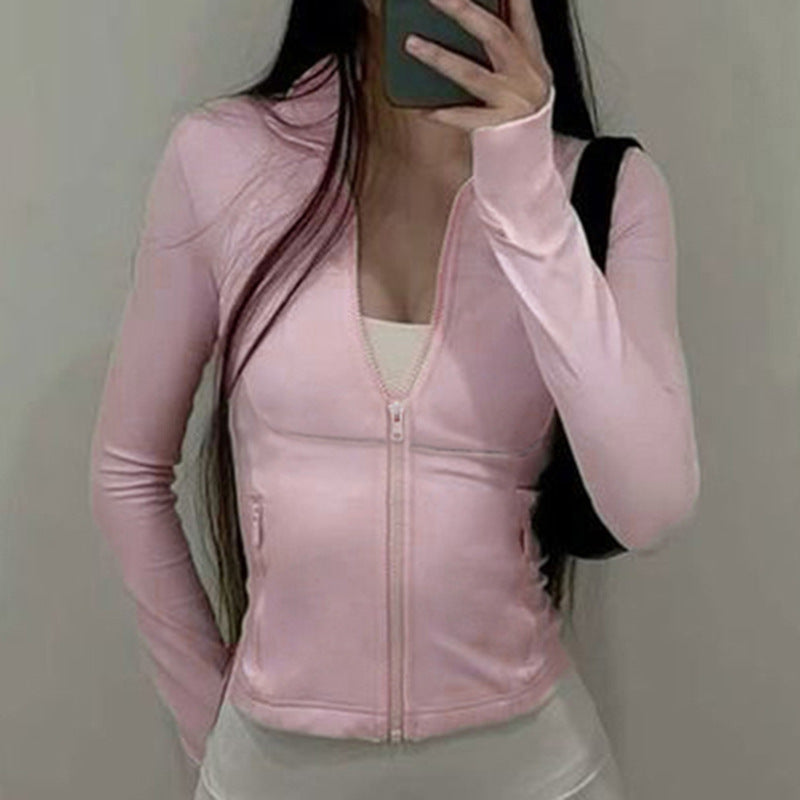 Women's Jumper Long Sleeve Yoga Wear Sports Top