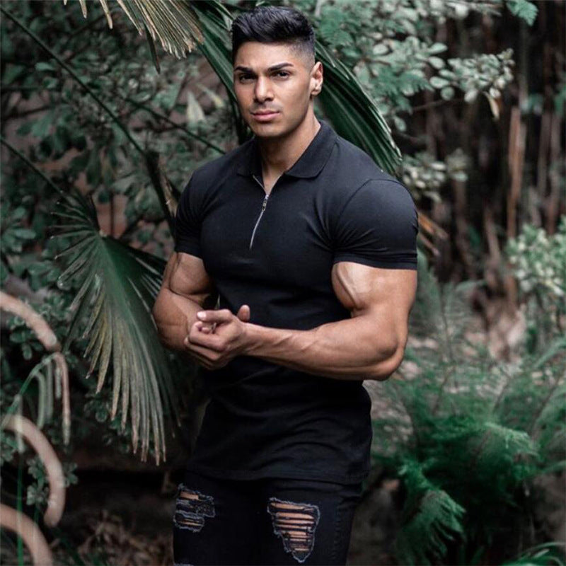 Sports Polo Shirt Summer Short-sleeved Top Men's Short-Sleeved Polo T-Shirt Summer Men's Clothing