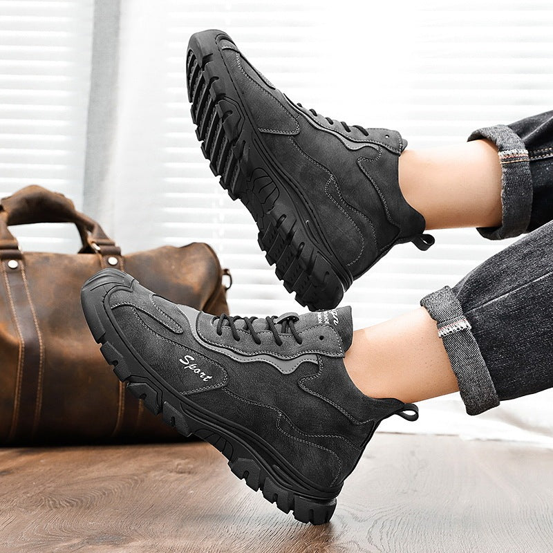 Men's Anti-skid Wear-resistant Sports High Top Shoes