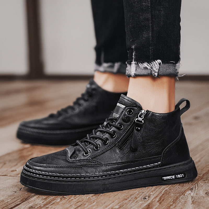 Mens Fashion Casual High Top Martin Boots