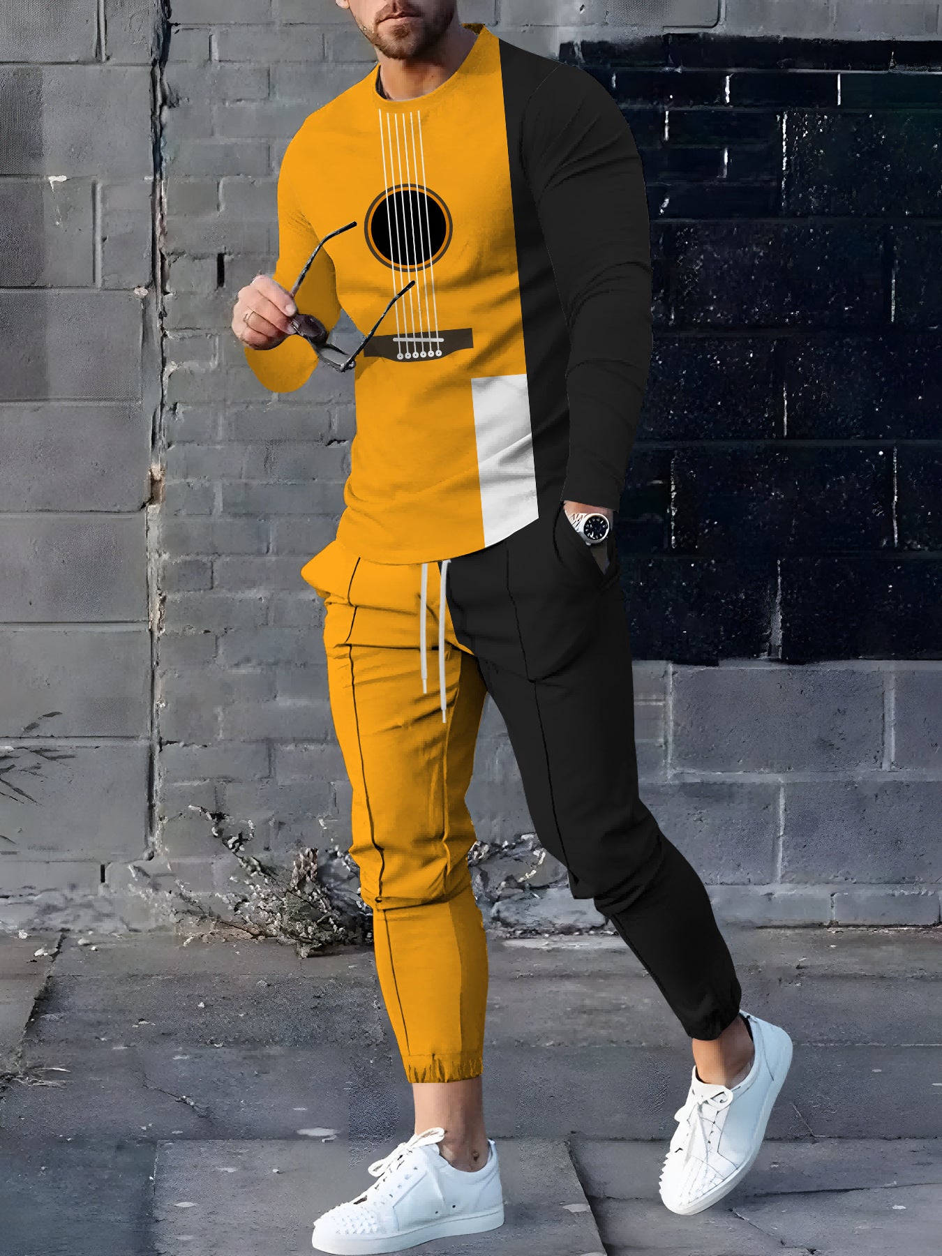 Wear Kings Tracksuit Sports And Leisure Suit Printed T-shirt Length