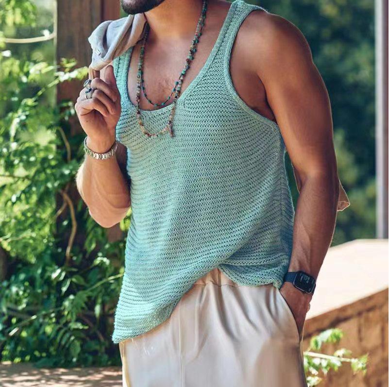 Casual Easy Matching Sling I-shaped Sports Vest
