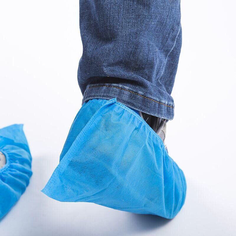 Disposable Thickened Plastic Waterproof Shoe Cover Household Outdoor Shoe Cover Booties Dustproof Non-slip Wear-resistant Shoe Cover