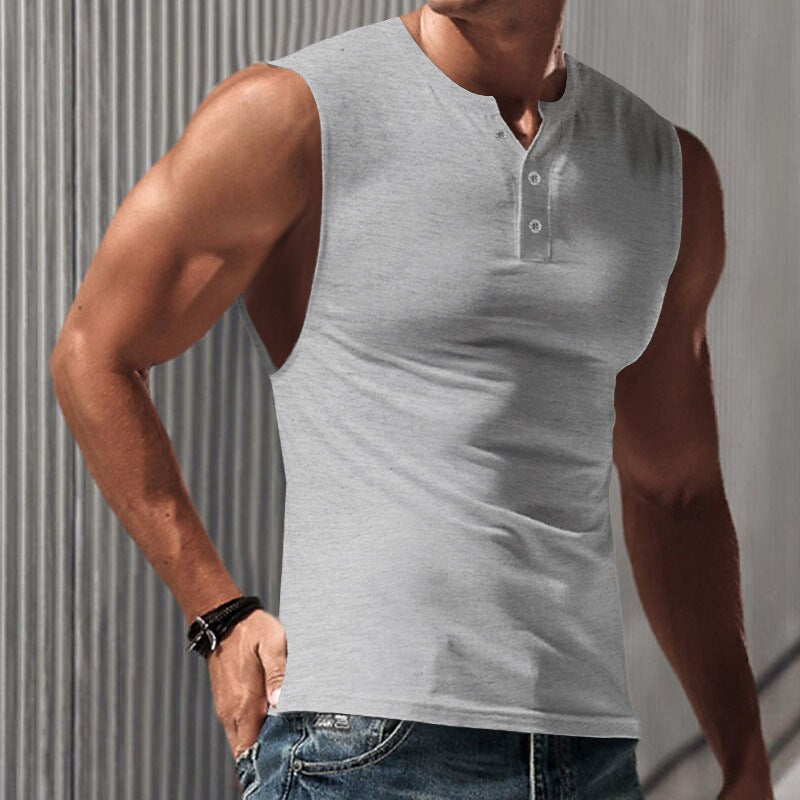 Panlalaking Damit Light Board Solid na Kulay Summer Sports Vest