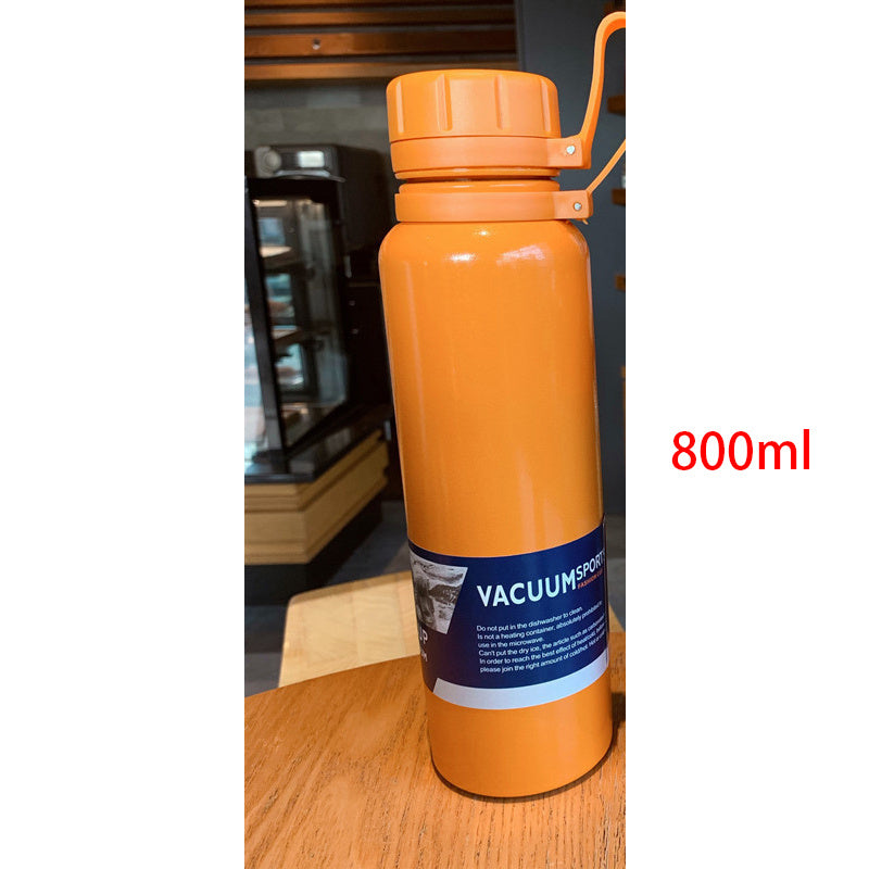 Outdoor Sports Bottle Portable Malaking Kapasidad Stainless Steel Vacuum Flask Water Cup