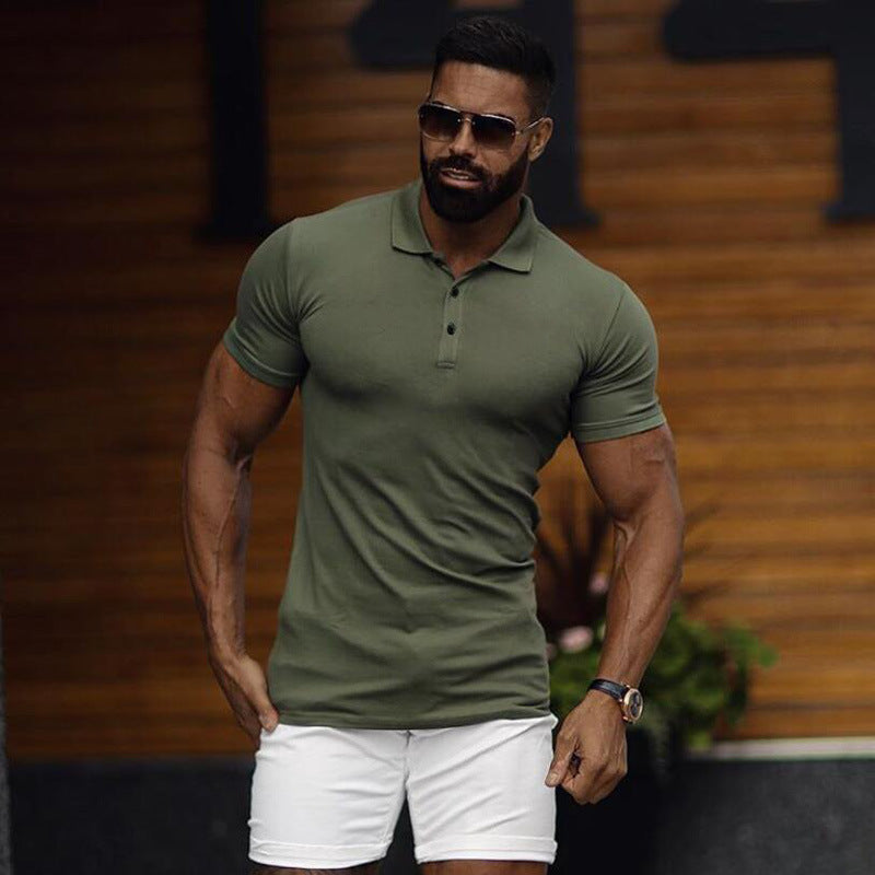 Sports Polo Shirt Summer Short-sleeved Top Men's Short-Sleeved Polo T-Shirt Summer Men's Clothing