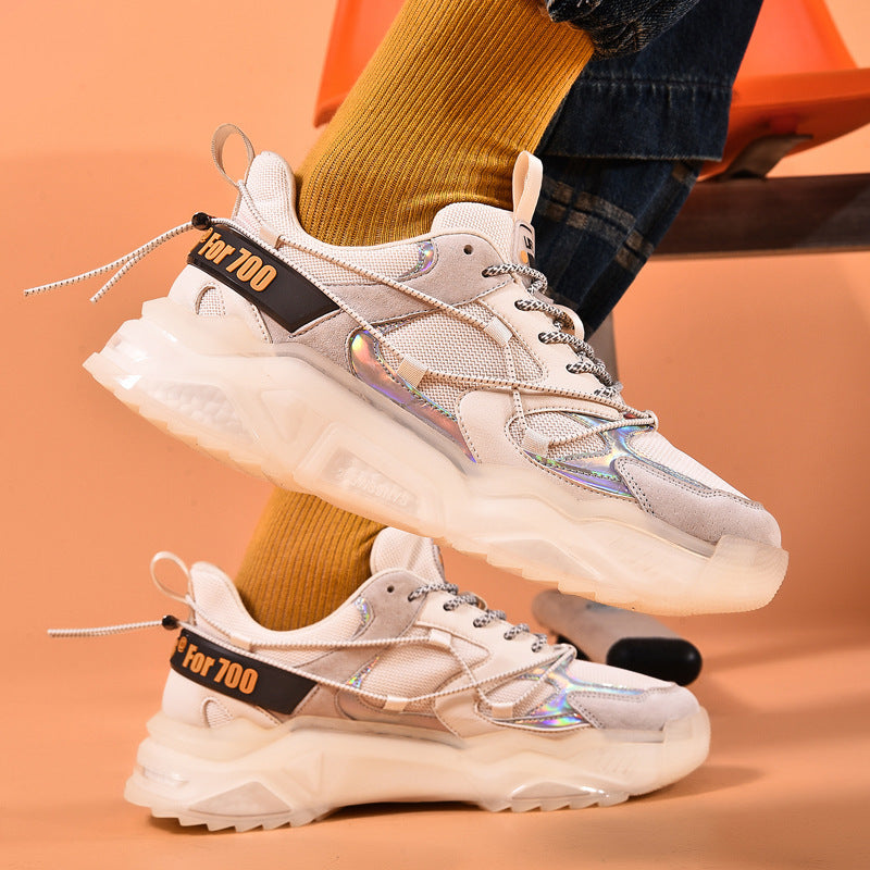 Mga Kaswal na Sapatos na Pang-sports Panlalaking Panlabas na Running Daddy Shoes na Usong Laki