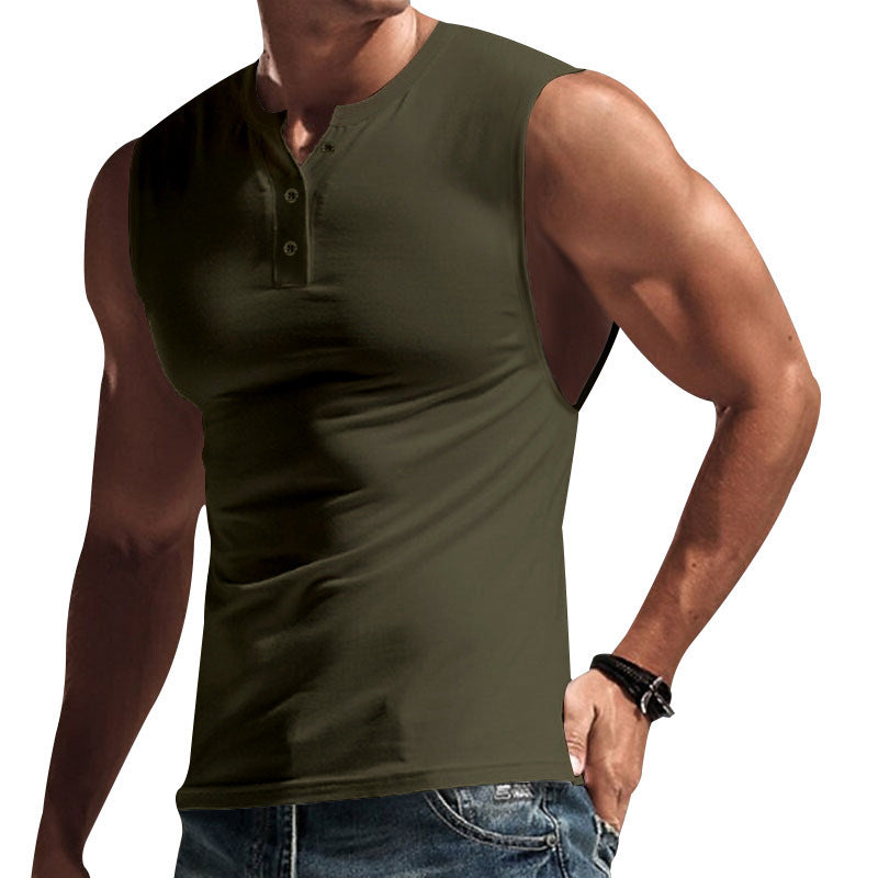 Panlalaking Damit Light Board Solid na Kulay Summer Sports Vest