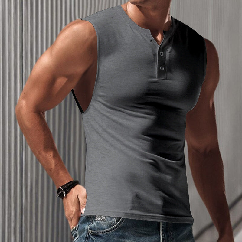 Panlalaking Damit Light Board Solid na Kulay Summer Sports Vest