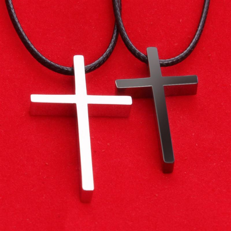 Glossy Cross Necklace