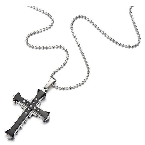 European And American Cross Necklace