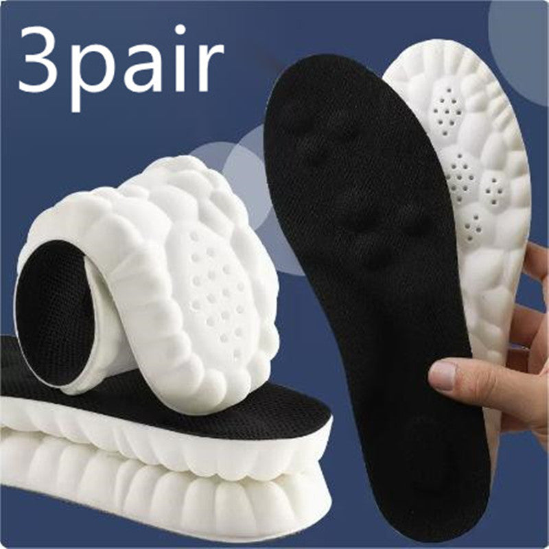 Soft Super Sports Shock Absorption Sweat-absorbent Sock liner With Massage Function
