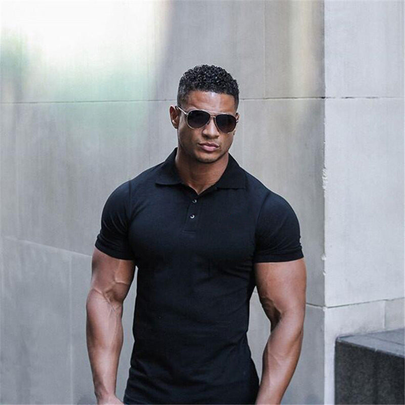Sports Polo Shirt Summer Short-sleeved Top Men's Short-Sleeved Polo T-Shirt Summer  Men's Clothing
