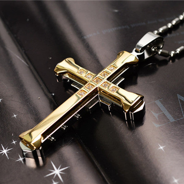 European And American Cross Necklace