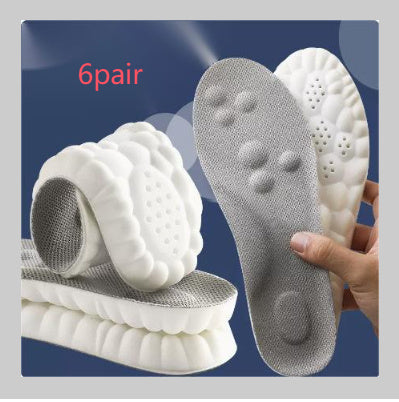Soft Super Sports Shock Absorption Sweat-absorbent Sock liner With Massage Function