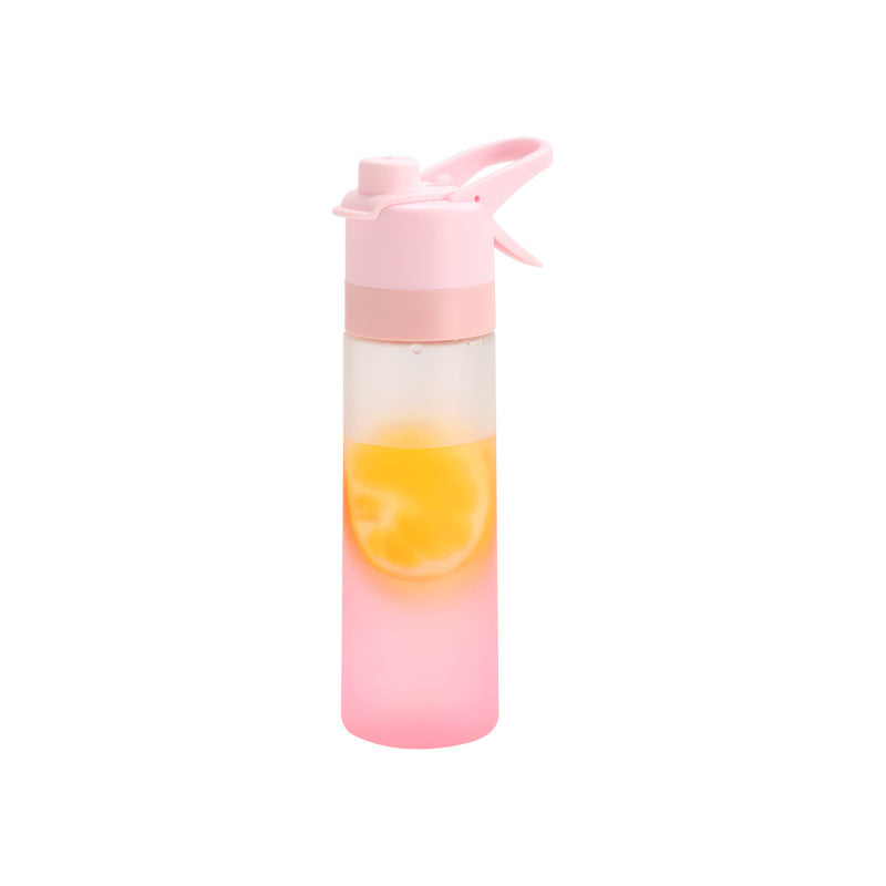 ขวดน้ำสเปรย์ไล่เฉดสีใหม่ แก้วกีฬา พลาสติก