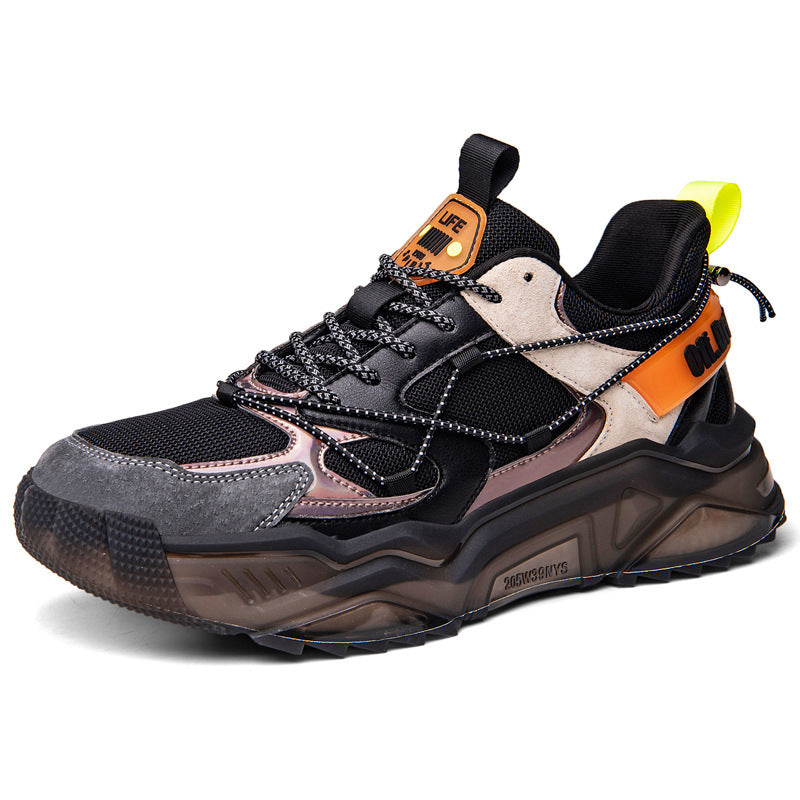 Casual Sports Shoes Men's Outdoor Running Daddy Shoes Plus Size Trend