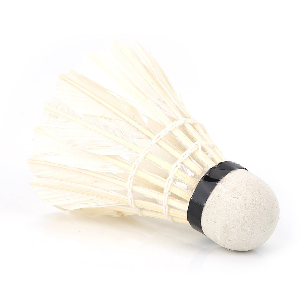 12Pcs/Lot White Feather Badminton Balls Shuttlecocks Outdoor Sports Training Accessory